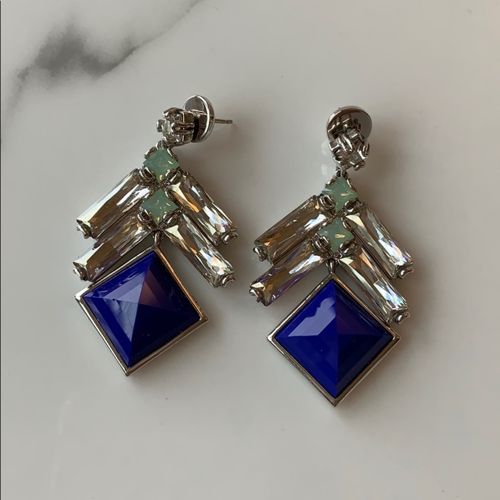 Henri Bendel Crystal Drop Earrings